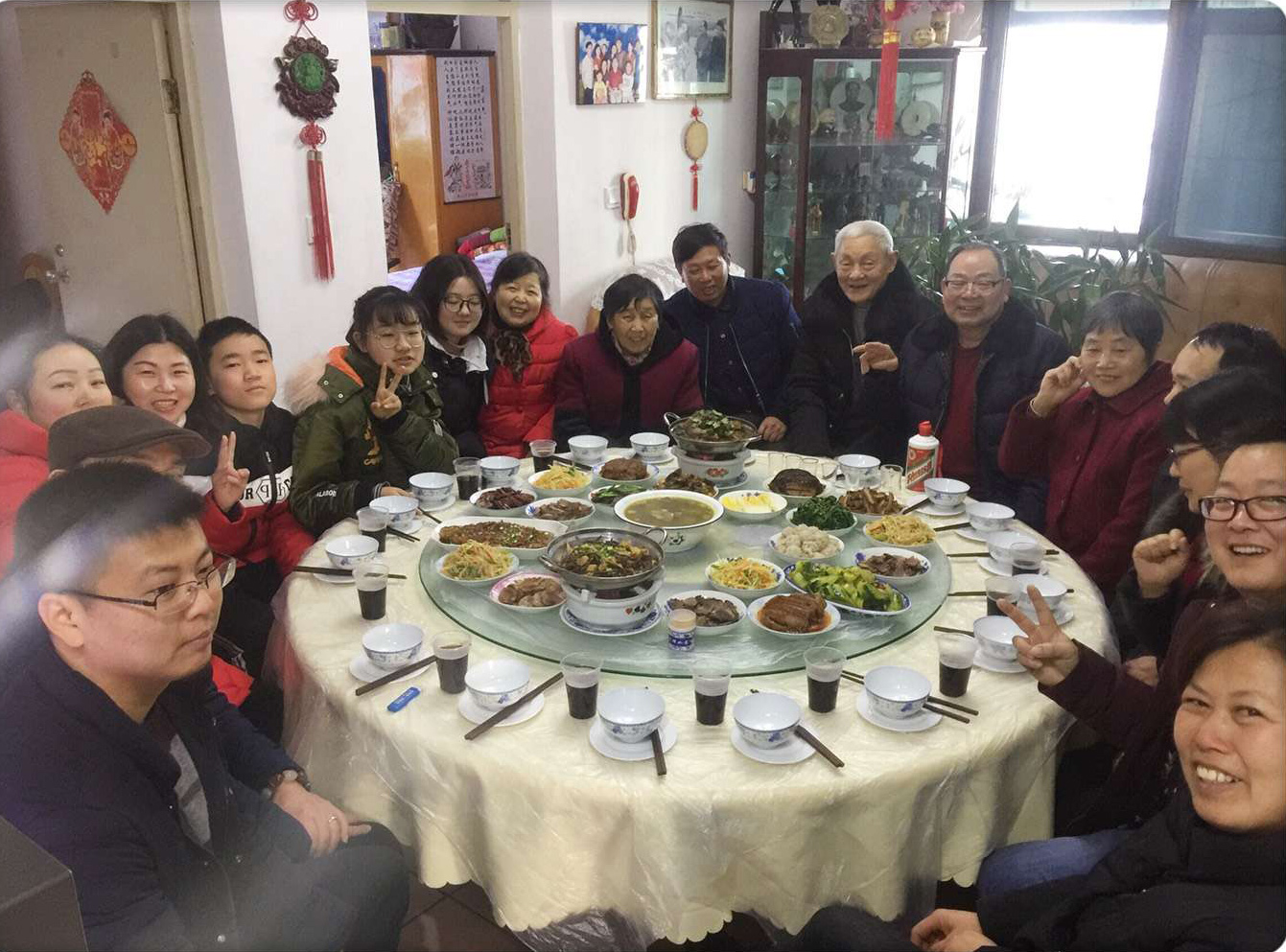 除夕夜，四代同堂過新年。（當陽公司生產企劃部  張燕）.jpg